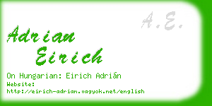 adrian eirich business card
